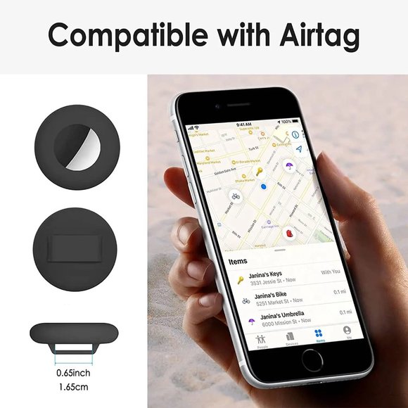 Carbon Fiber Wallet with Airtag Holder Case ,Slim Minimalist Wallet for Men - Picture 6 of 7